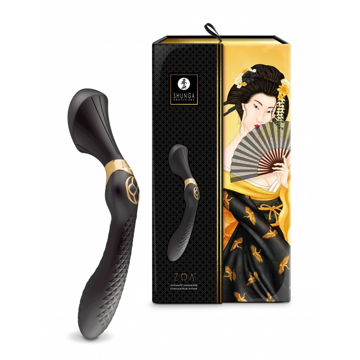 Vibrator Shunga Zoa Čierna